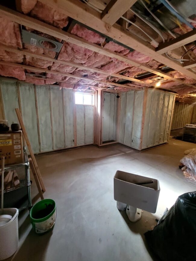 Basement-Ceiling-Batts-Walls-Spray-Foam